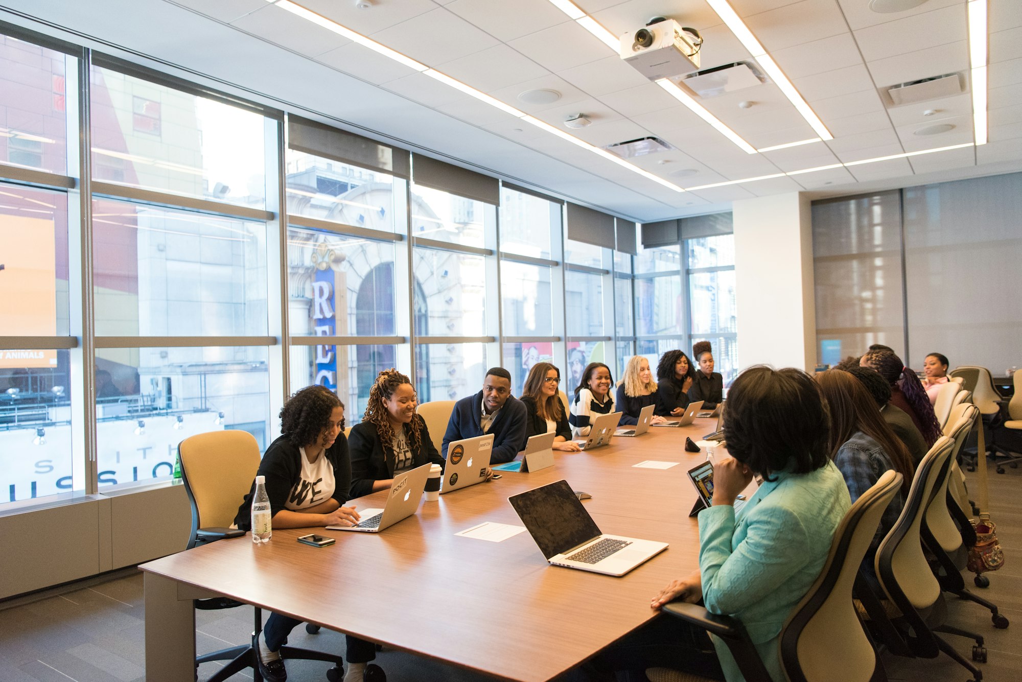 Priority Capital team in a boardroom meeting